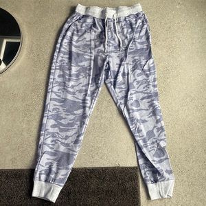 Camo Gray drawstring pants. Size Medium.